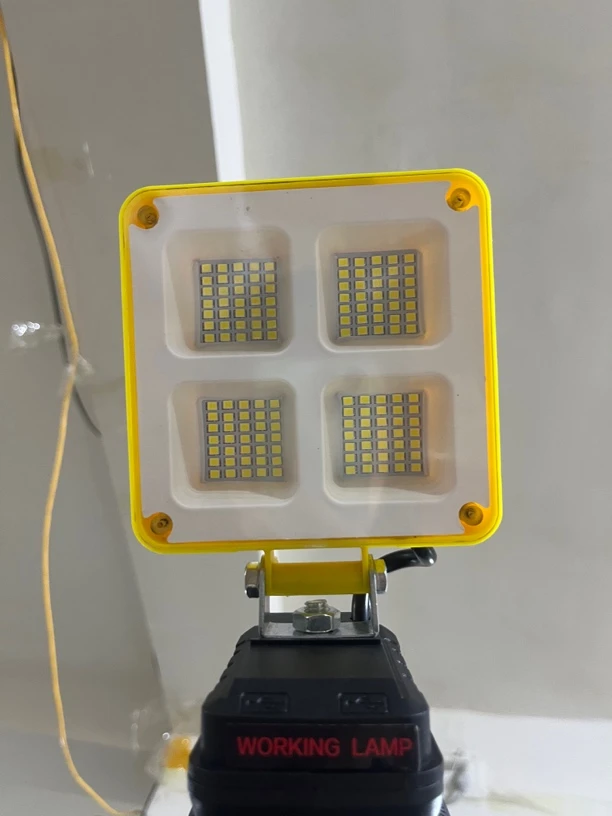 黄色应急灯头1个(无电池）