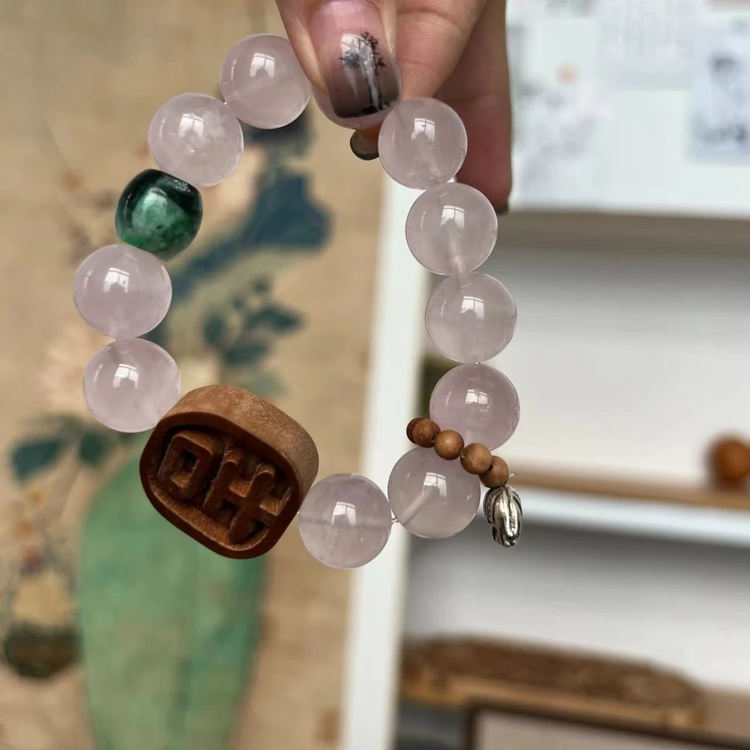 925银手链 粉水手串（吉祥粉）259