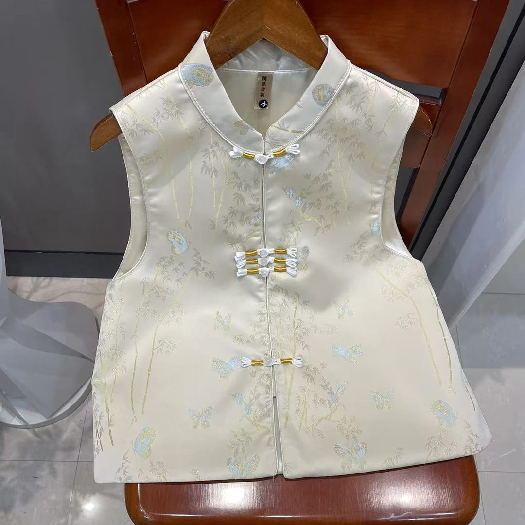 【碧影定制】惊鸿--新中式马甲重工刺绣新款秋冬款气质显白女装01