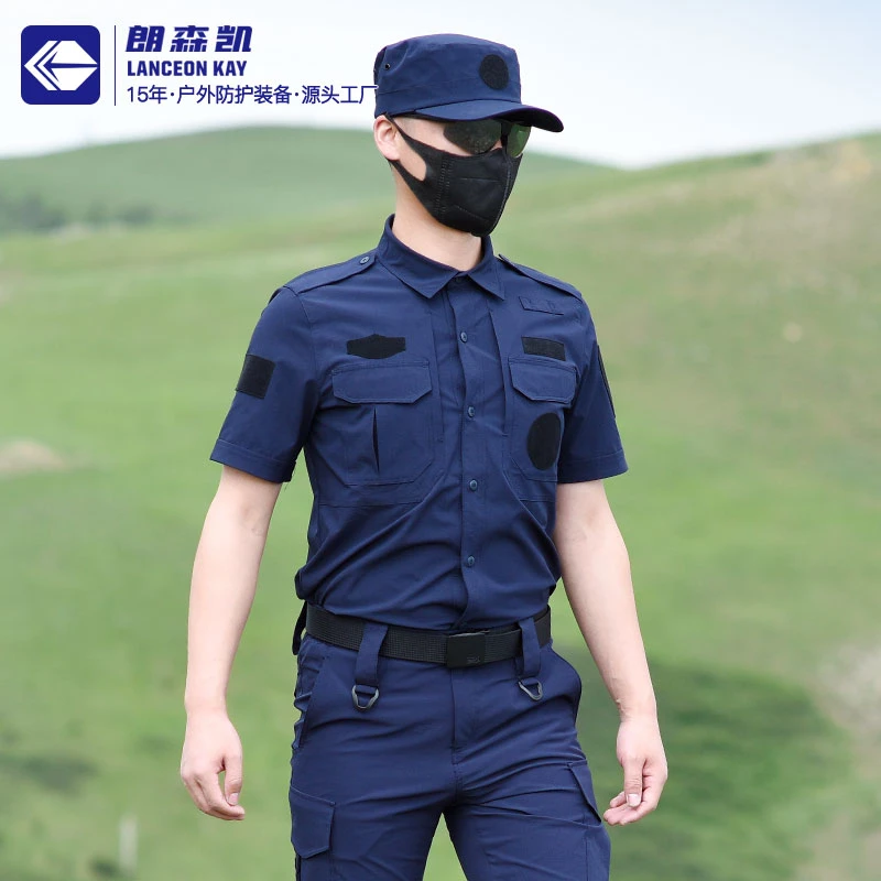 朗森凯511系列夏季短衬衫SWAT弹力速干作训服户外特勤战术演练服
