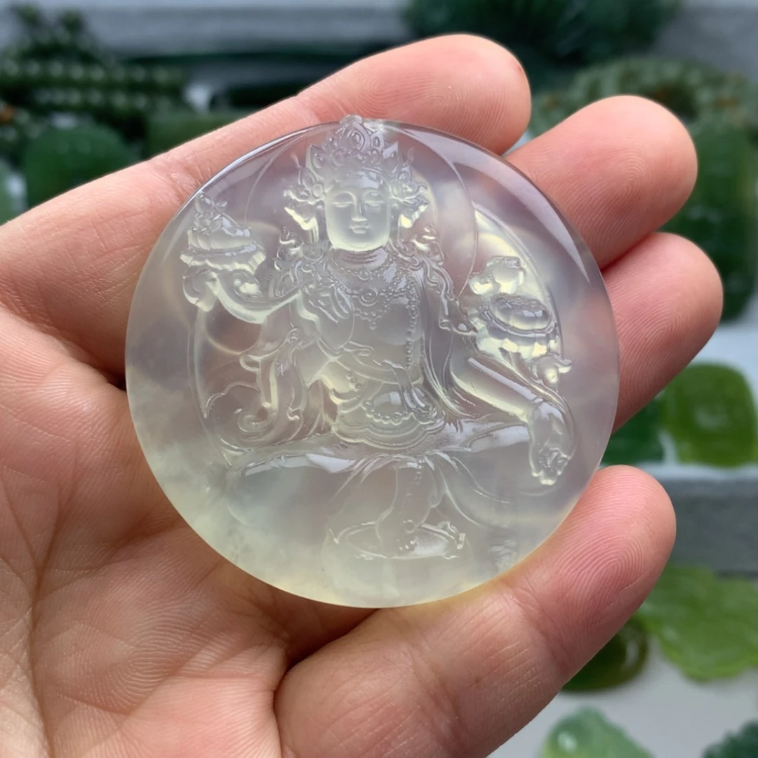 【闪购商品】蛇纹石玉颈饰未镶嵌墨*妙