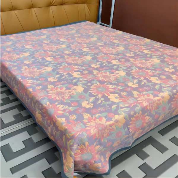 （丹丹家）灰色花海床盖床单200*230