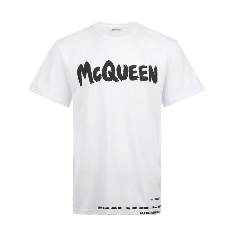 Alexander McQueen/亚历山大·麦昆 男士纯棉短袖T恤622104QTZ57