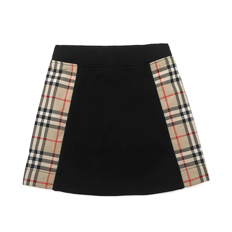 BURBERRY/博柏利BABY 女童 侧边经典格纹装饰休闲短裙 8061441