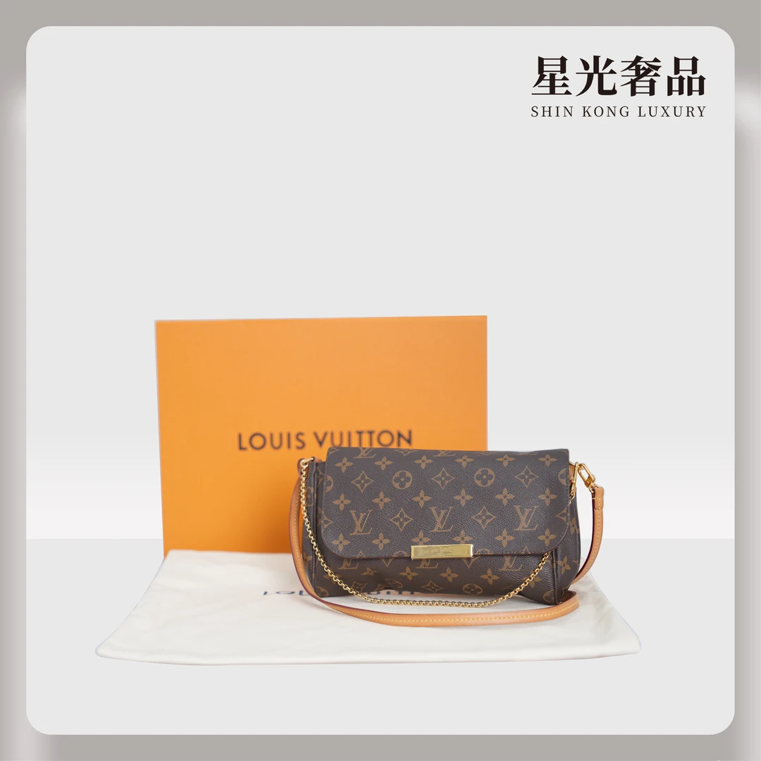 95新 LouisVuitton/路易威登 LV老花挚爱中号单肩斜挎包