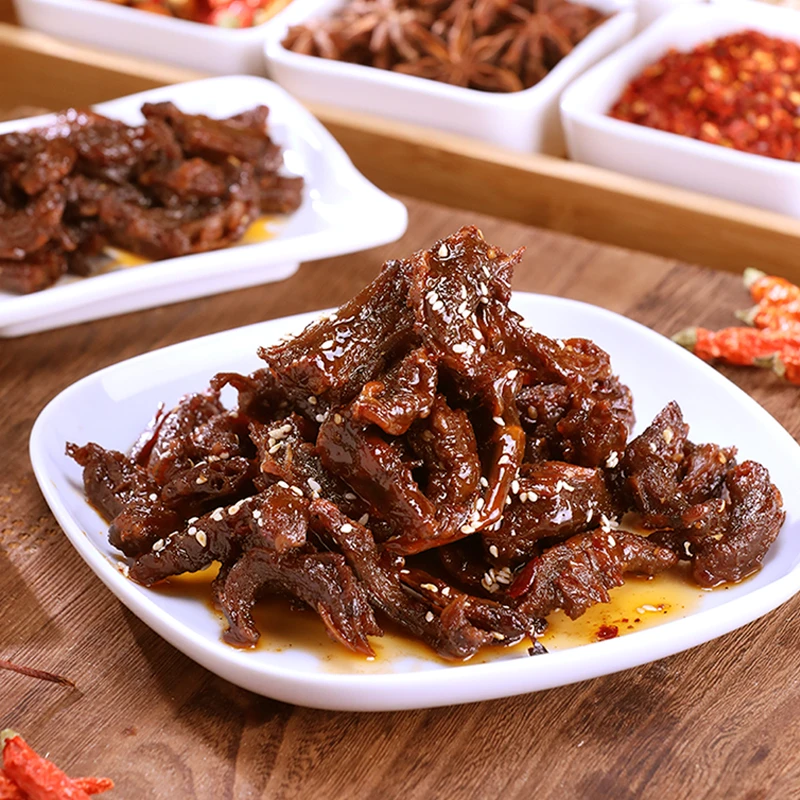 手撕鸭充氮锁鲜碎碎鸭湖南传统卤味解馋肉零食网红即食香辣酱香