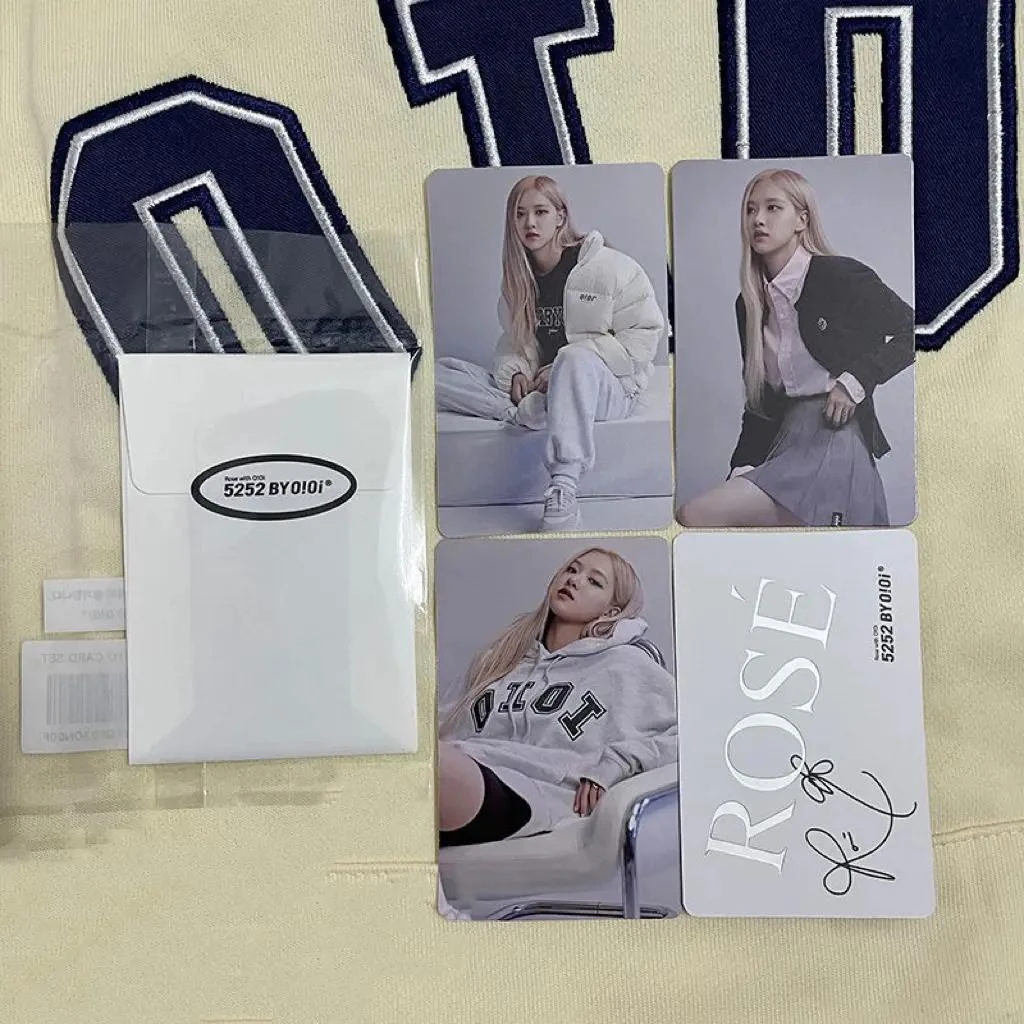 现货oioi联名ROSE朴彩英小卡BLACKPINK周边小卡rose限量收藏卡片