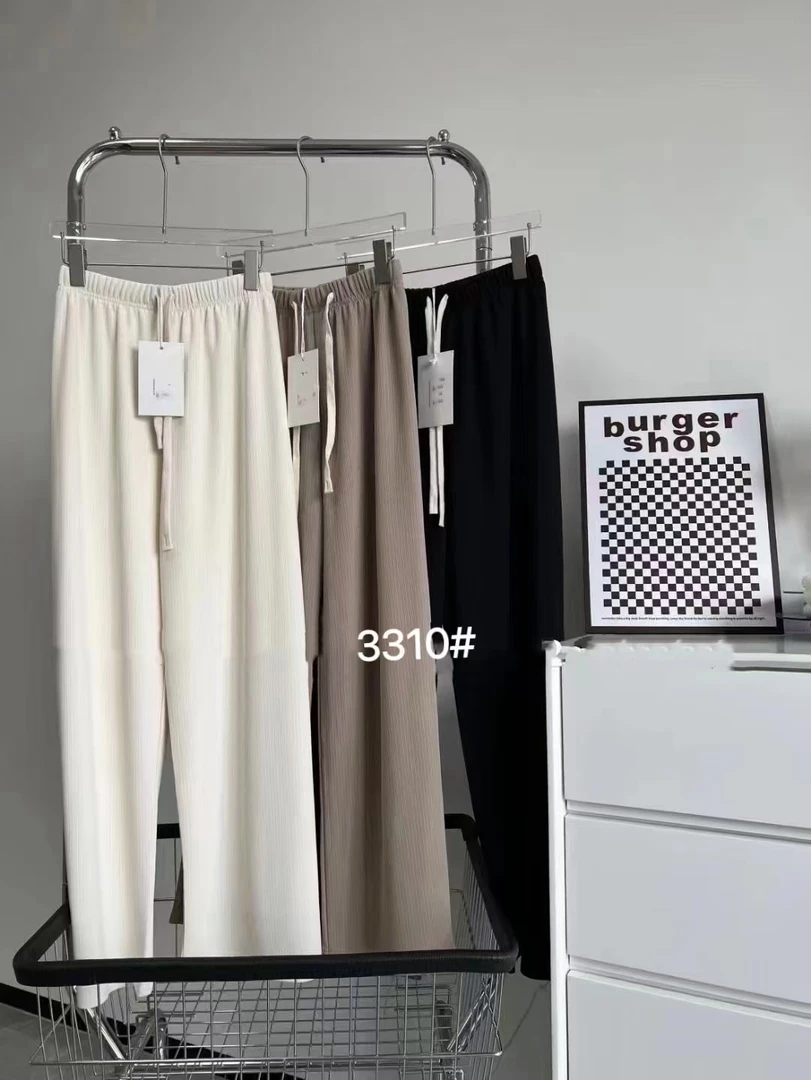 冰丝直筒裤长裤春夏款