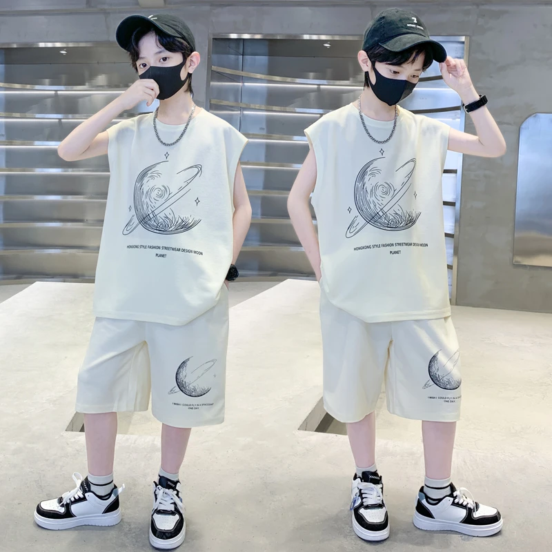 儿童篮球服套装男童男孩青少年速干训练服运动球衣背心队服薄球服