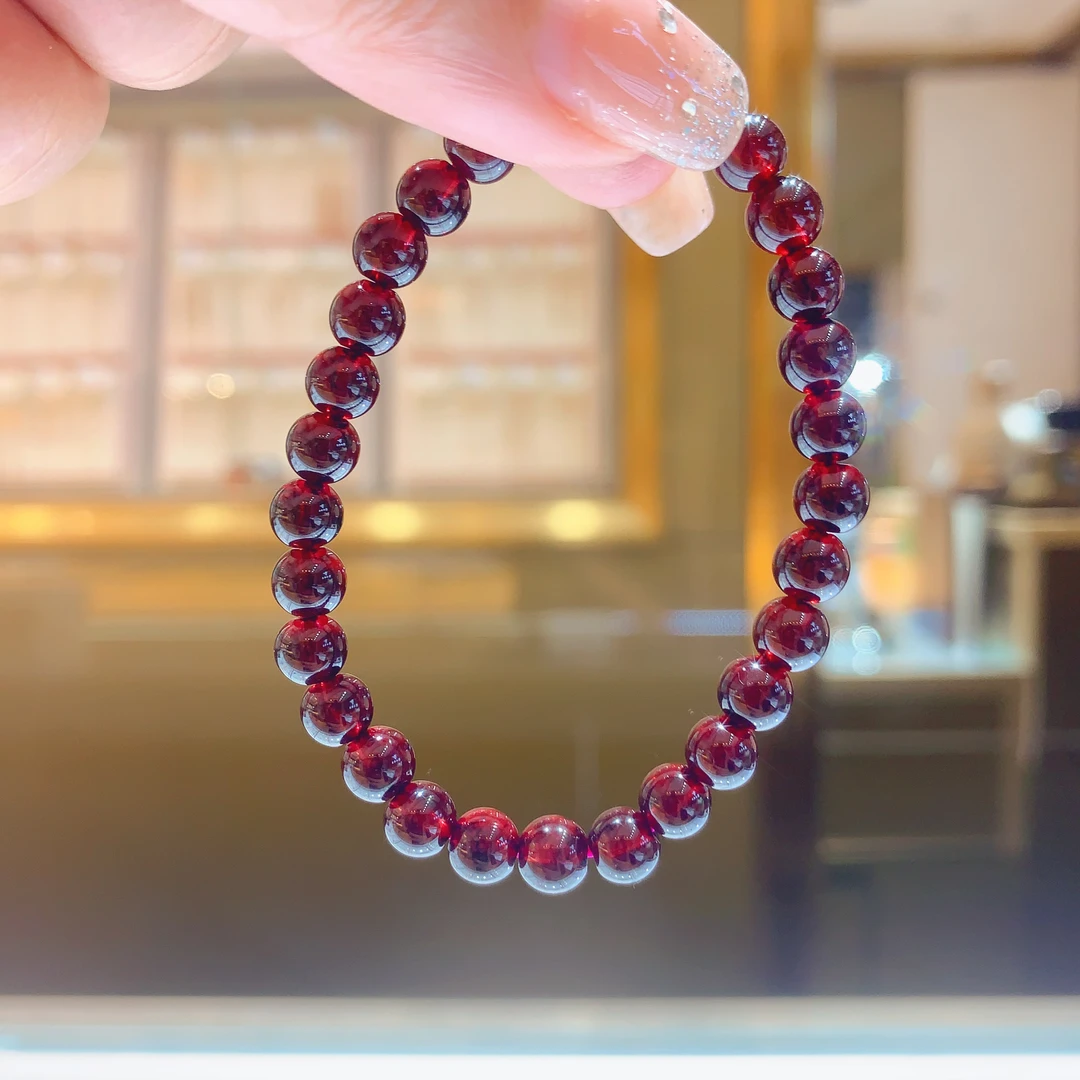 天然石榴石手链