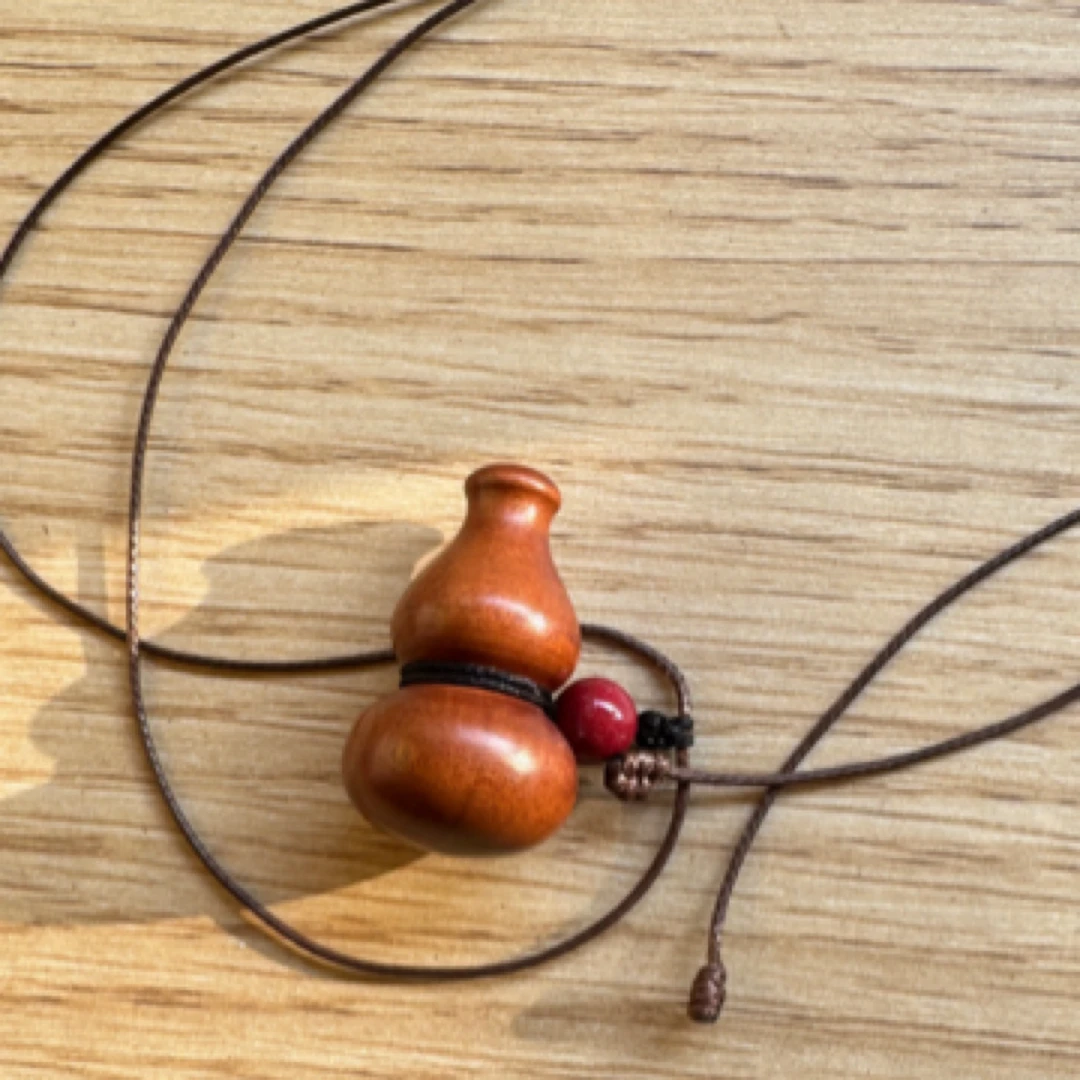 小葫芦雷击木挂件