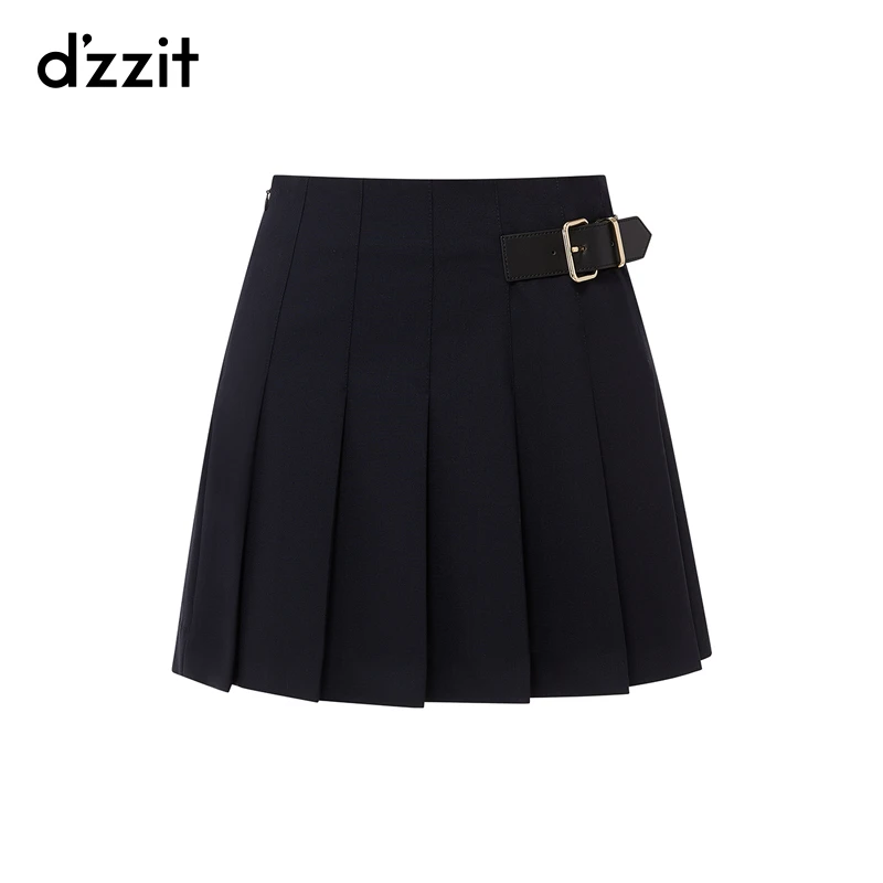 【专属】dzzit地素夏学院风潮流高腰短裙JK百褶半身裙女