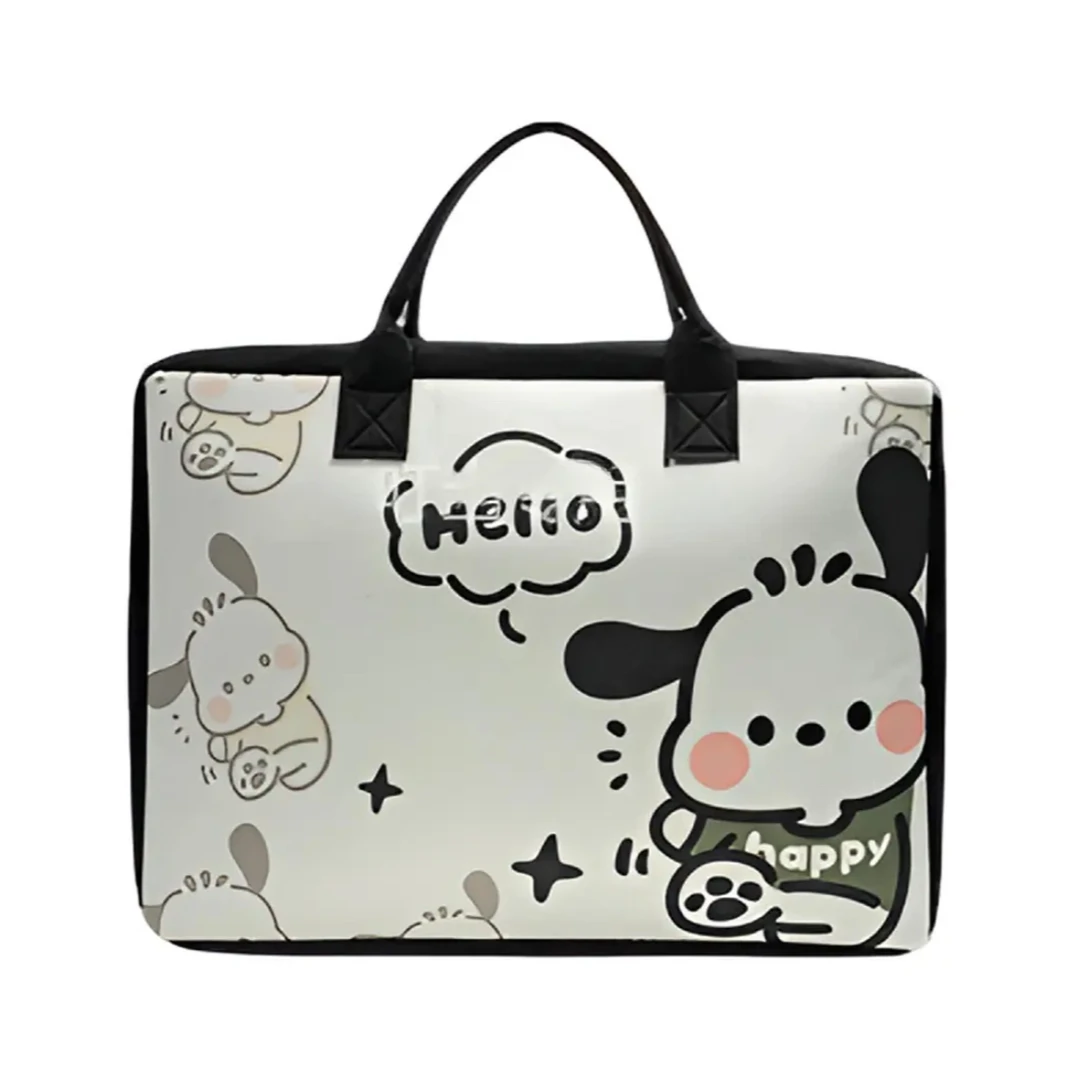 【工厂直销】可爱卡通毛毡包手提包可折叠可套杆妈咪购物女生大拎包