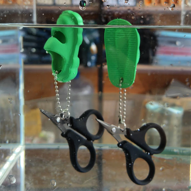 钓来钓趣钛合金钓鱼浮水小剪刀浮力板大力马专用剪