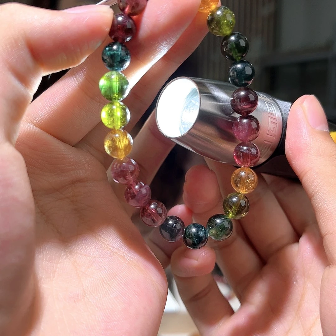 碧玺碧玺8mm。      未镶嵌玫****.
