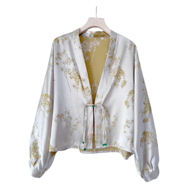 【倾云】原创设计师新中式上衣女外套小衫百搭23088-2