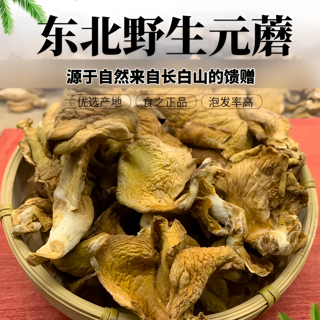 东北长白山野生元蘑（冻蘑）
