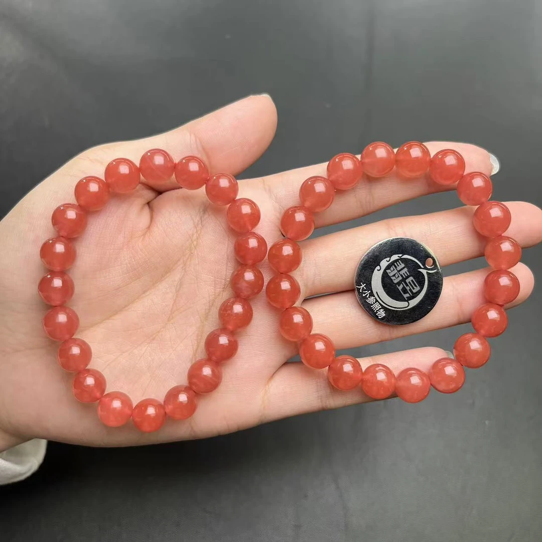 翡昱-N21-10520-南红手串/约9+/约18颗/-多样性发其一-C