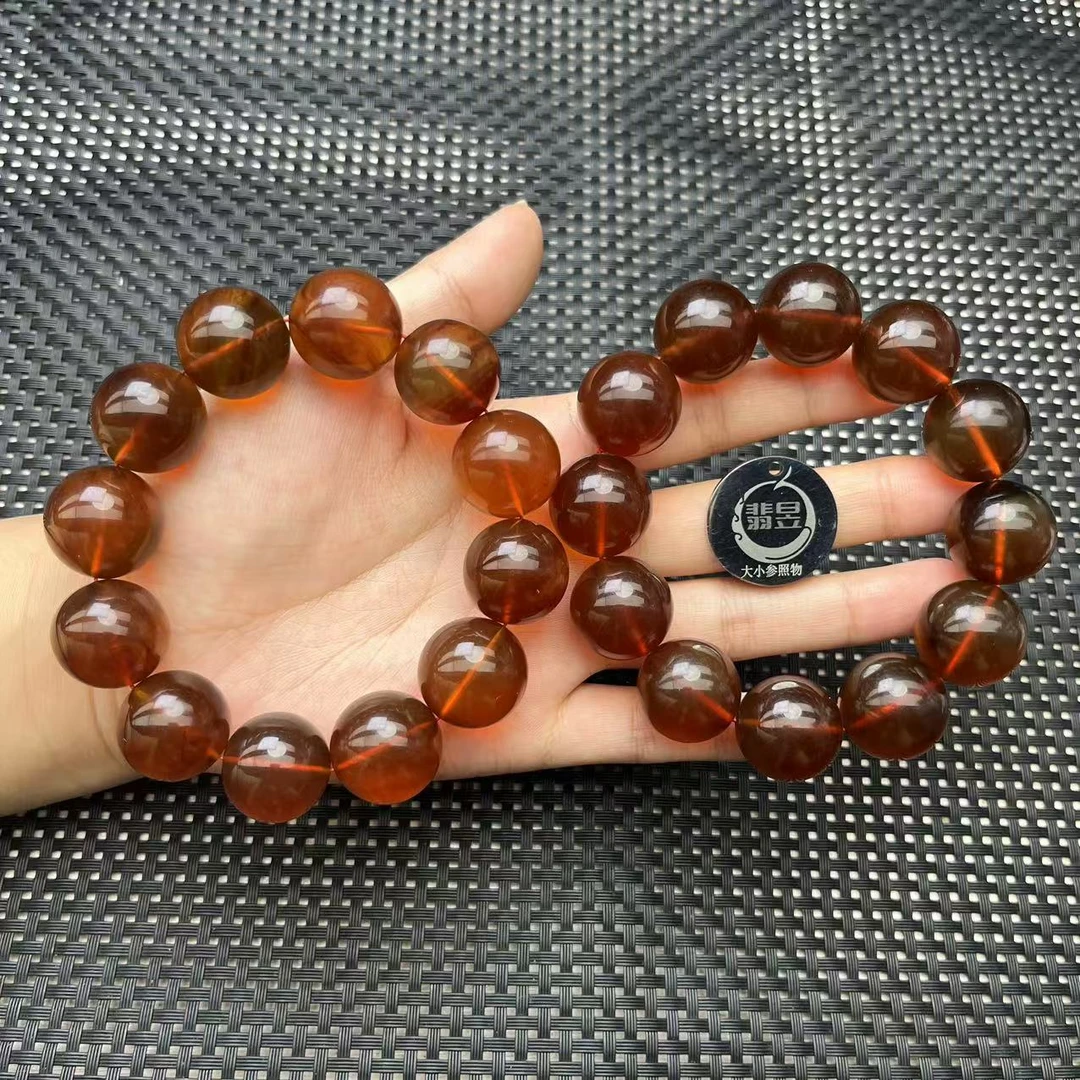 翡昱-N15-19389-琥珀手串/约18+/约12颗/-多样性发其一C