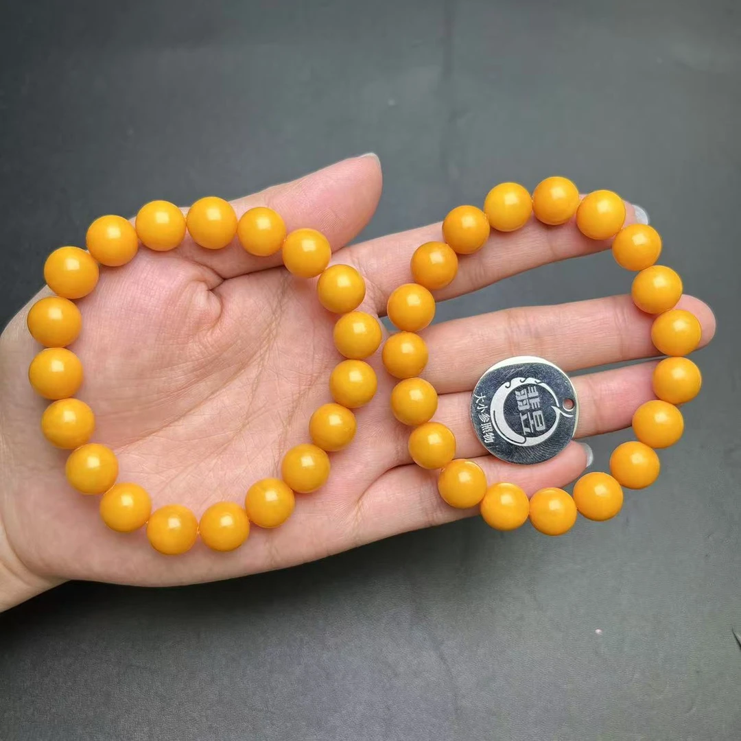 翡昱-SH23-20086-蜜蜡手串/约10+/约20颗/-多样性发其一C