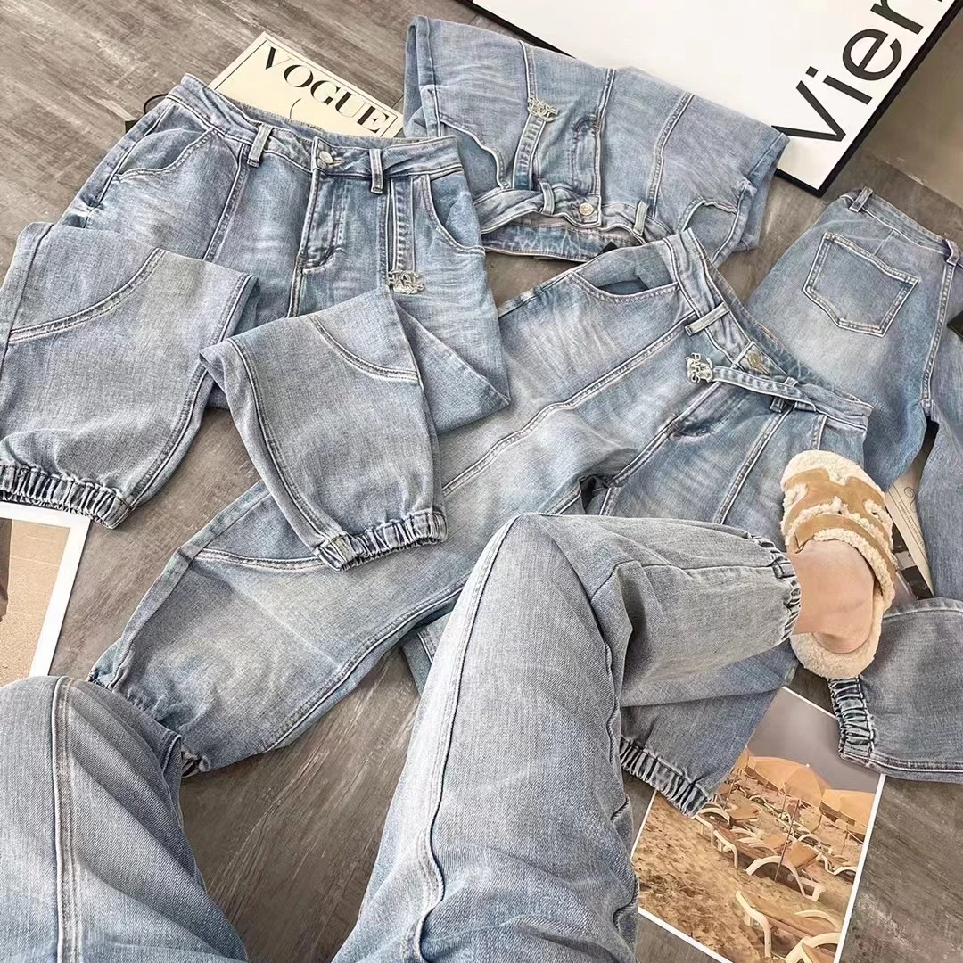 51165英琪艾嘉百搭洋气牛仔裤