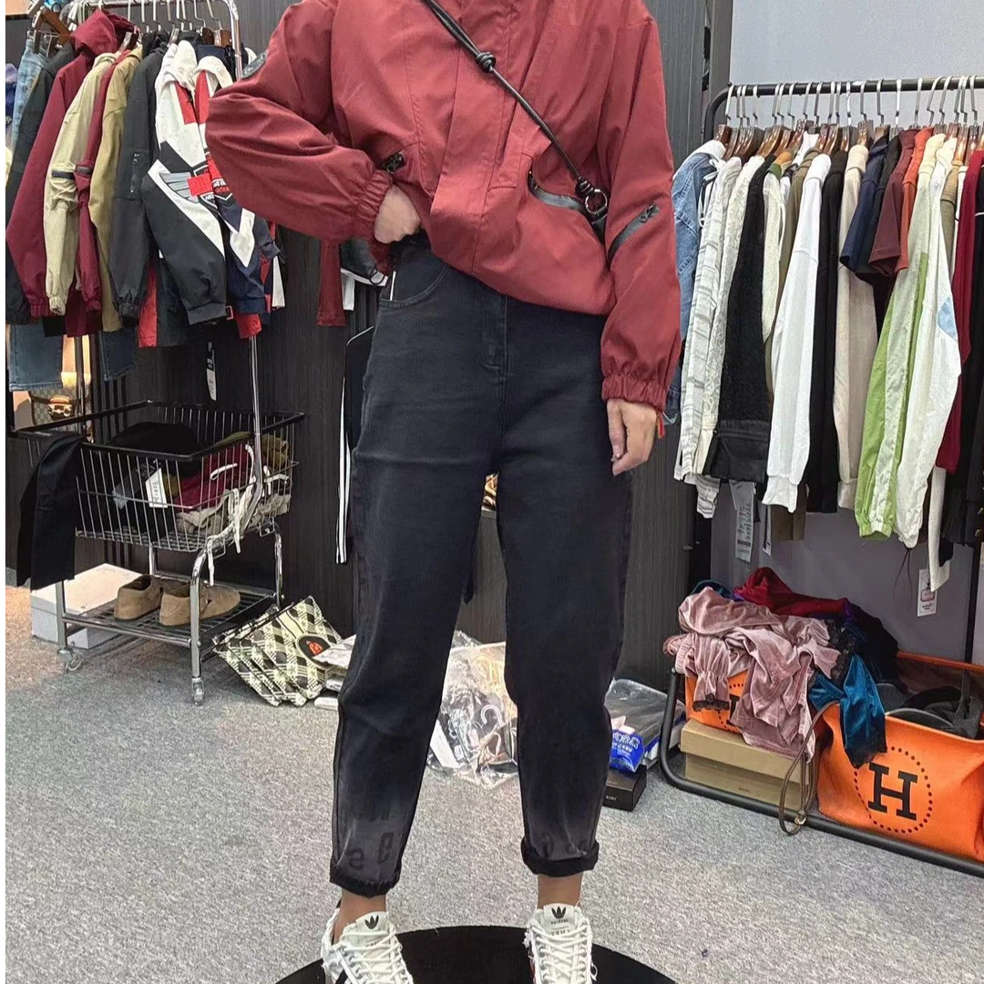 2981休闲百搭渐变色牛仔垮裤