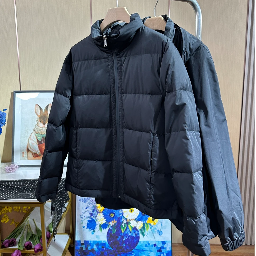 可拆卸连帽三合一羽绒外套两件套 保暖冬季宽松秋冬