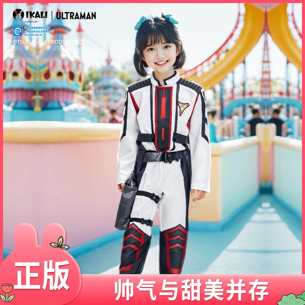 女童衣服正版奥特曼迪迦胜利队连体服2025新款日常扮演户外童装