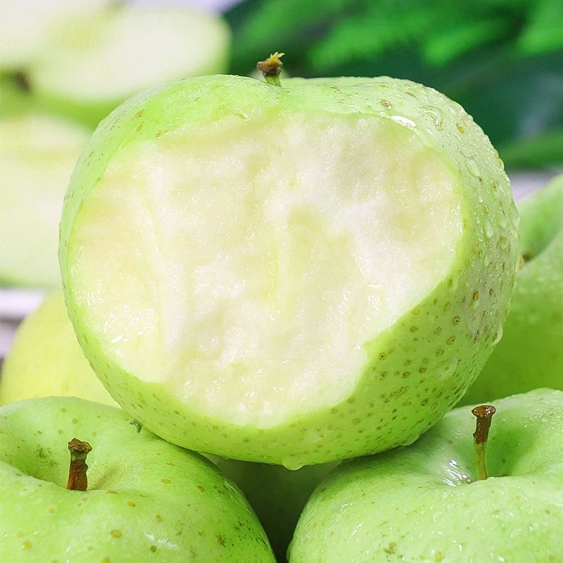 【脆甜多汁】当季采摘新鲜青苹果果园直发1/9斤包邮孕妇水果
