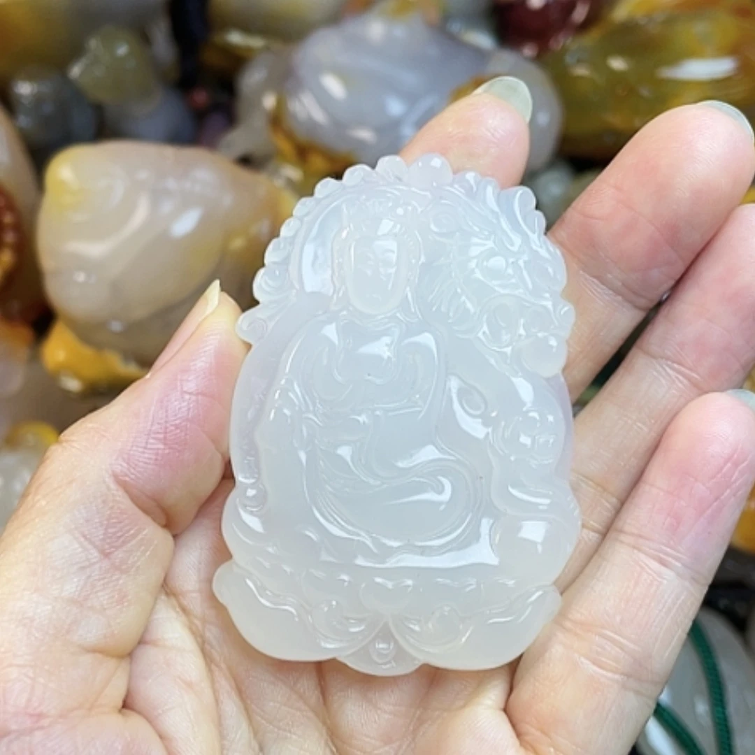 【闪购商品】玛瑙/玉髓挂坠未镶嵌光***同