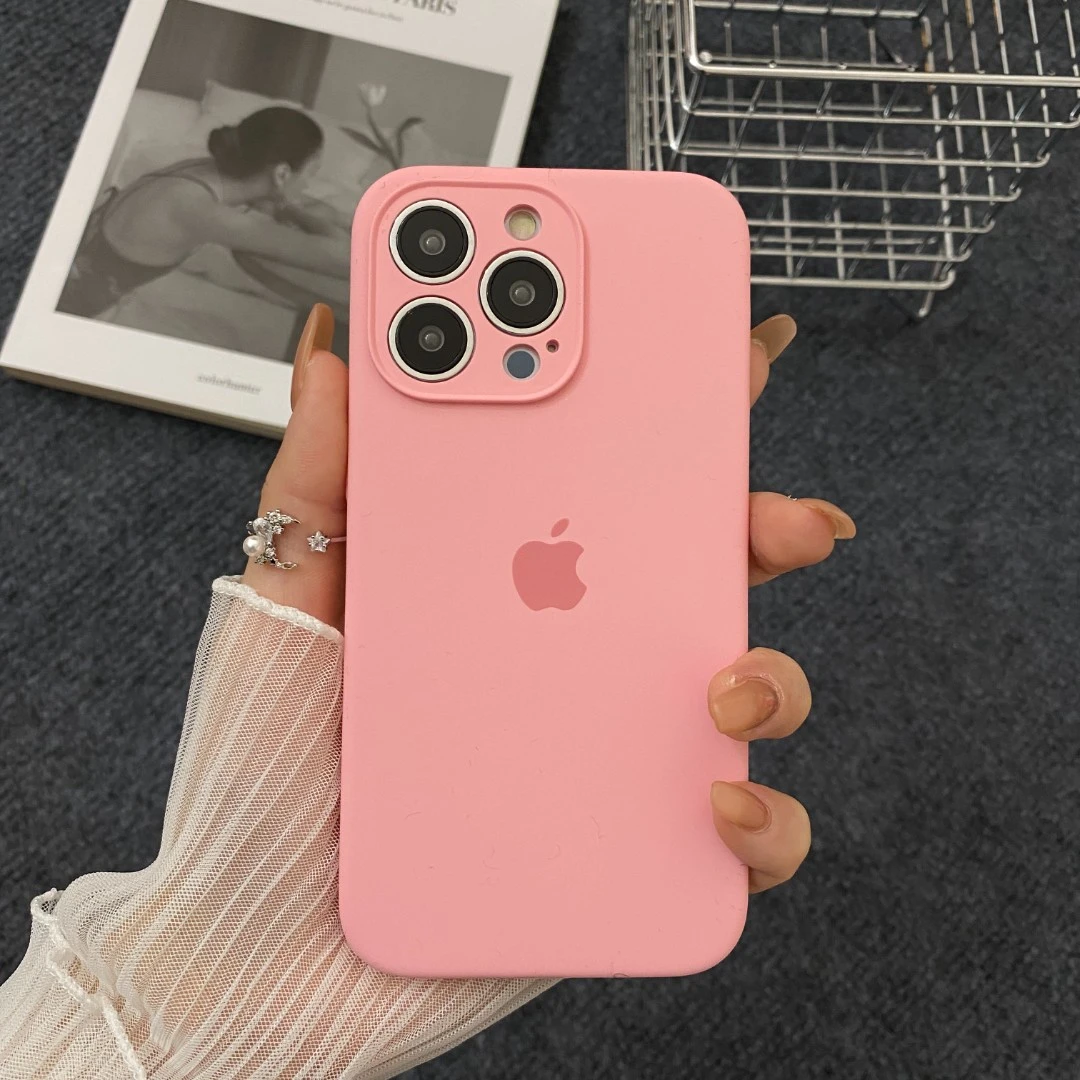 适用iPhone15promax苹果14手机壳13液态硅胶12全包防摔简约保护壳