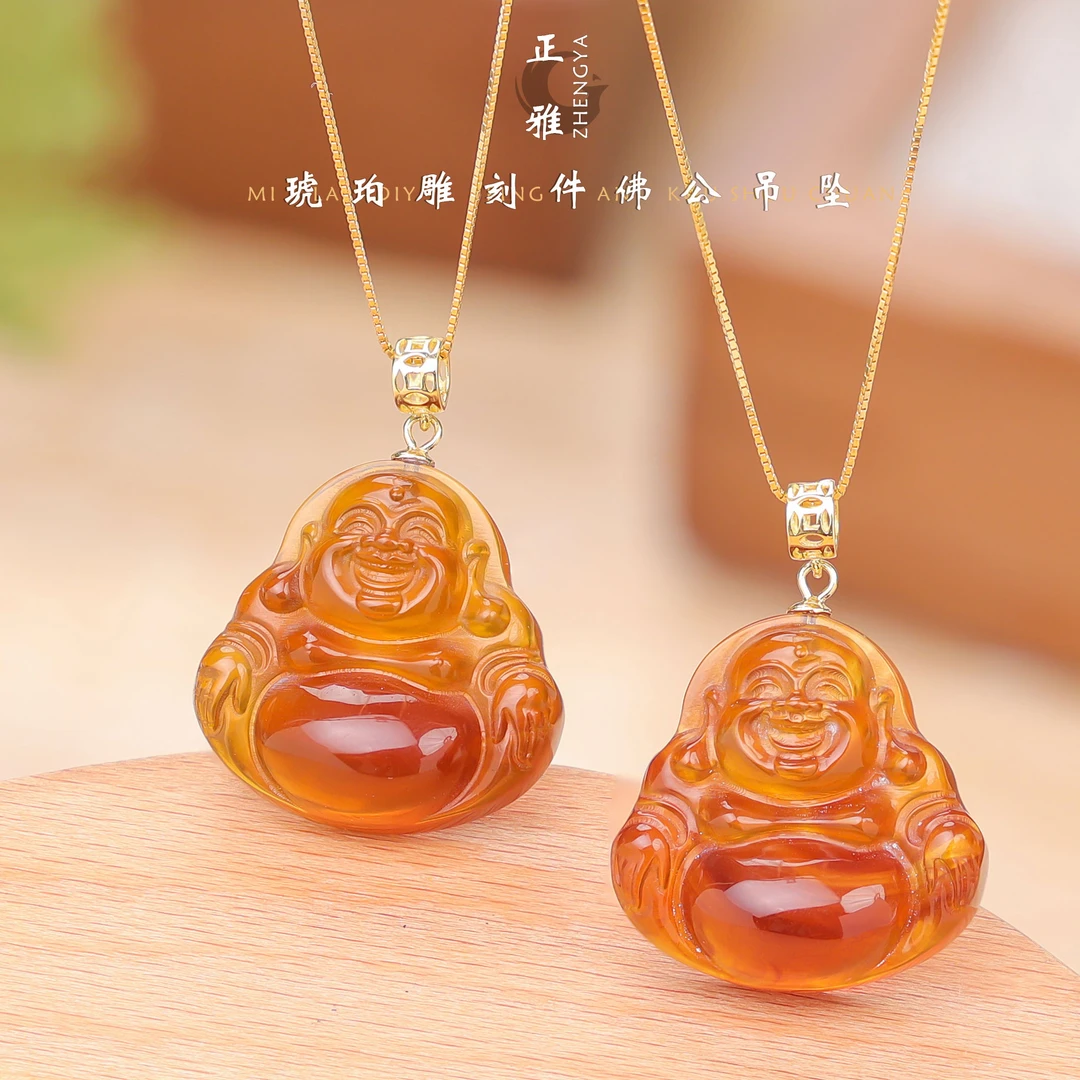 【李哥推荐】925银镶嵌琥珀吊坠@E58@多样性发一个