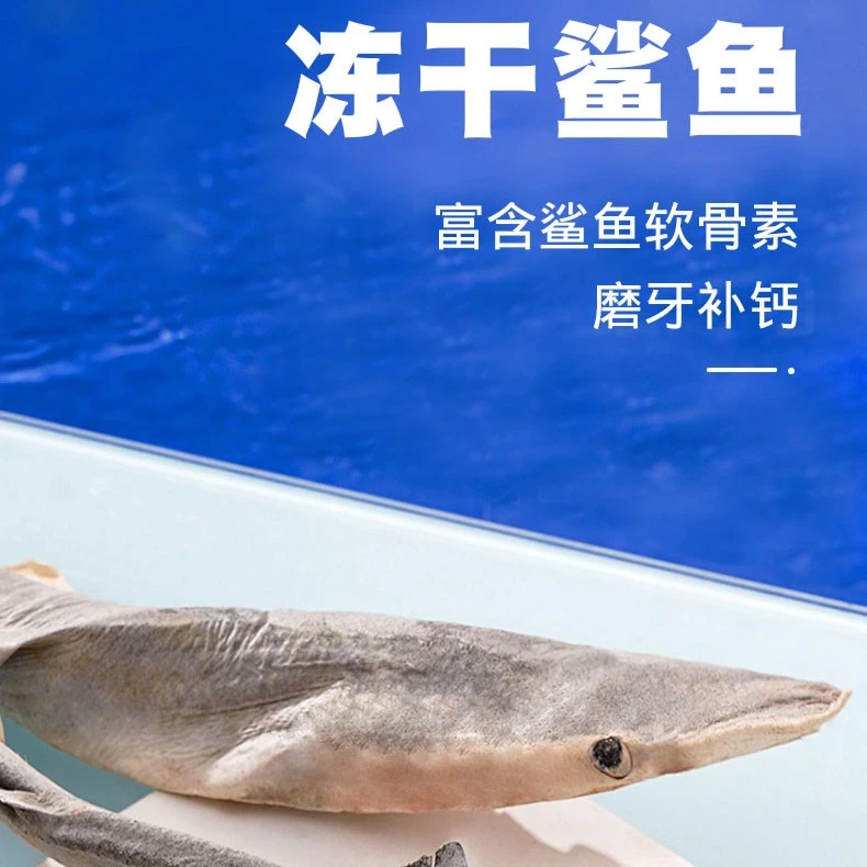 中博特犬猫通用零食 磨牙 鲨鱼软骨素 冻干零食猫狗解馋干净营养