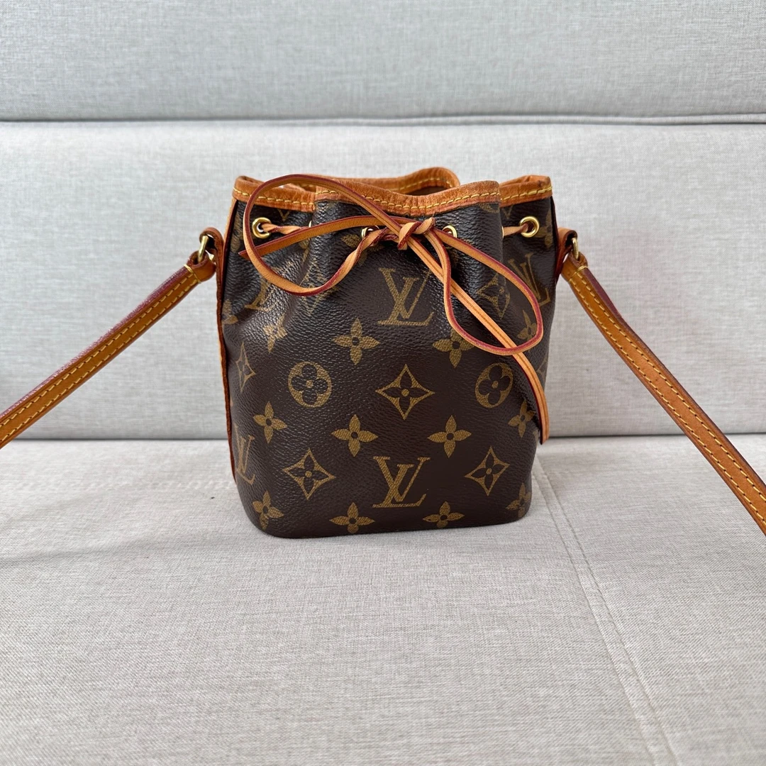 95新 LouisVuitton/路易威登 LV抽绳小水桶nano 2号 JM