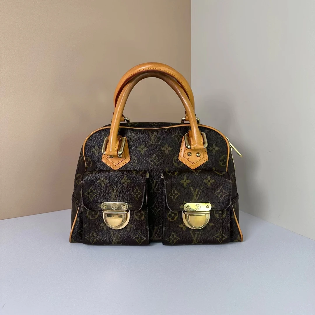 95新 LouisVuitton/路易威登 LV小号曼哈顿包 29*22【七宝优选】