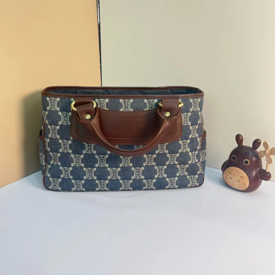 95新 Celine/思琳 Celine丹宁手提包