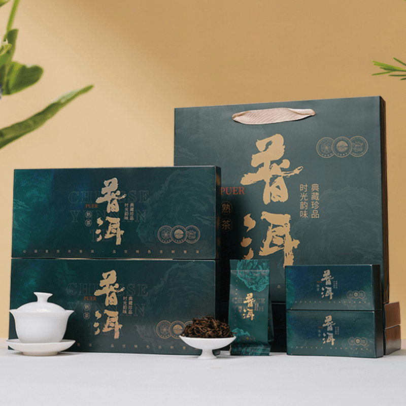 【普大师专享】深绿色典藏珍品普洱熟茶烟条装50g-1条