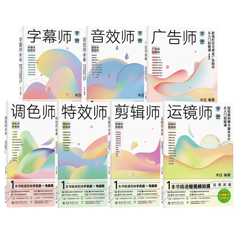 【粉丝专享】运镜师&剪辑师&调色师&音效师&广告师&字幕师&特效师