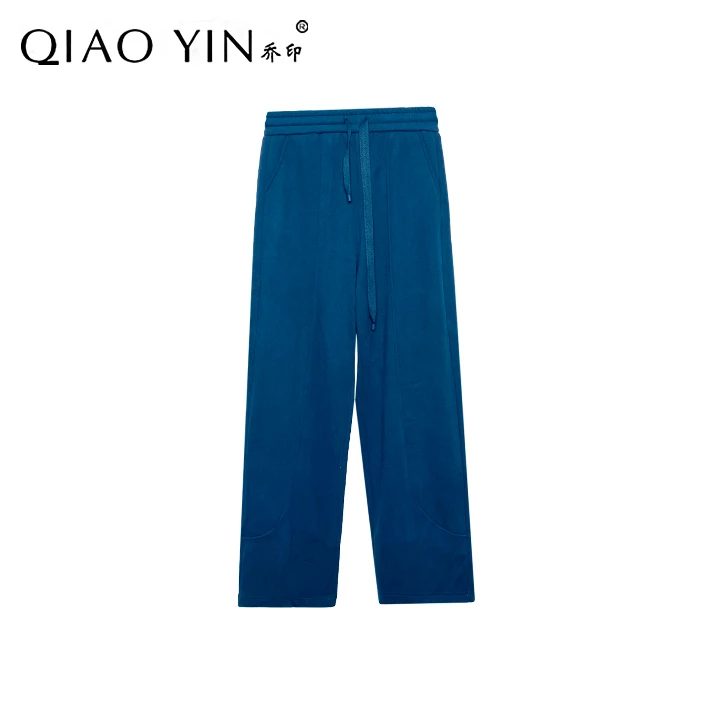 乔印【慵懒时刻】新款韩版时尚洋气宽松显瘦松紧腰休闲裤QY18902