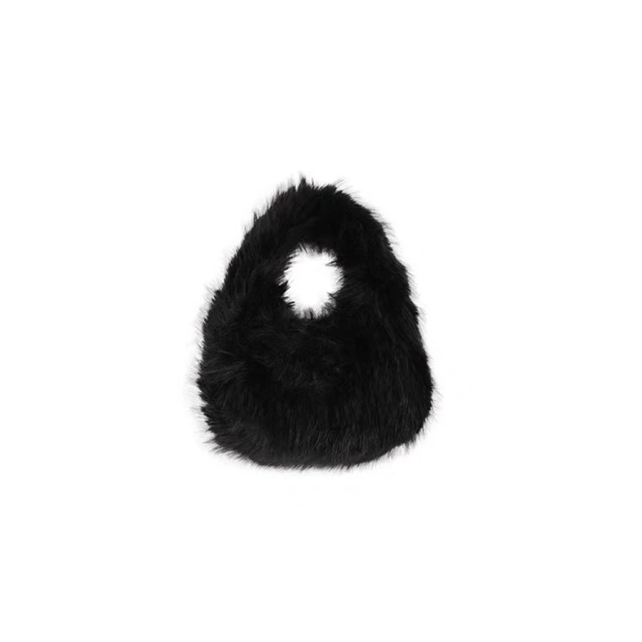 YOEYYOU 设计师品牌23AW秋冬新品毛毛手拿包设计师百搭时尚女士