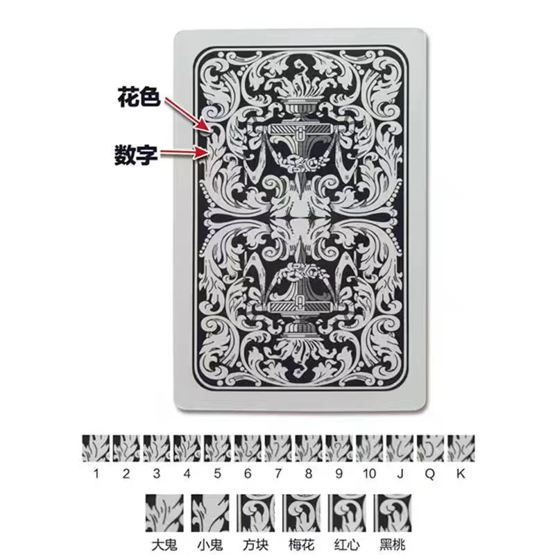 【支持定制】高质量魔术密码卡片9888【送图解】包教会