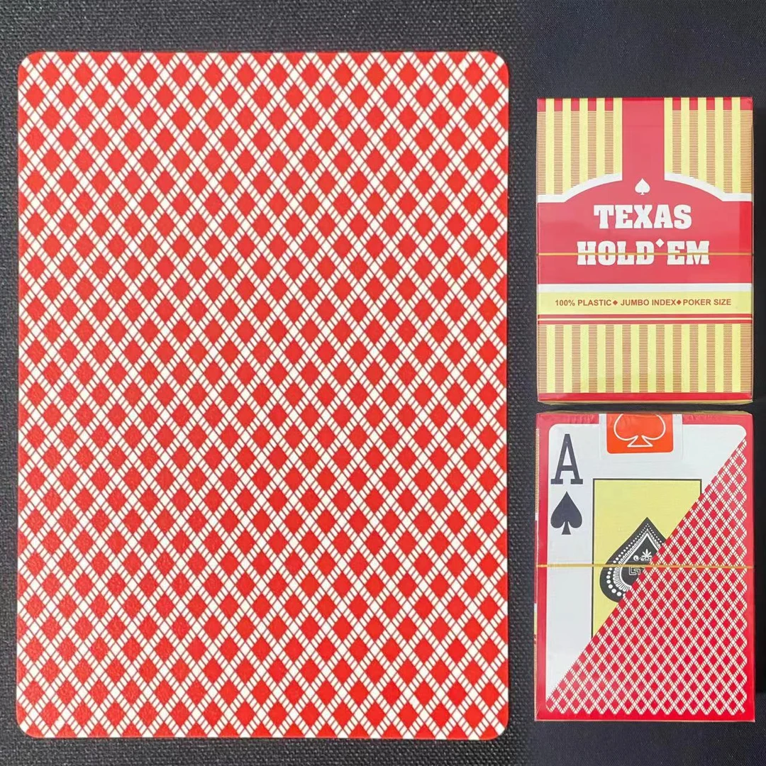 德州金艺 606红连线 魔术牌密码牌背面识别扑克牌 【送图解】包教会