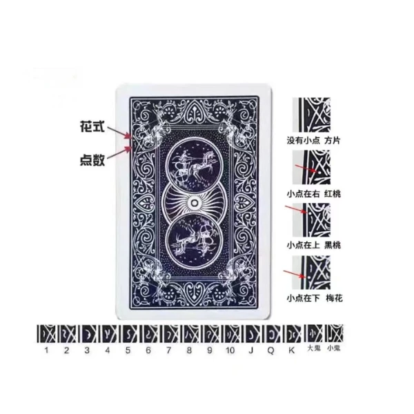【支持定制】高质量魔术密码卡片8845【送图解】包教会