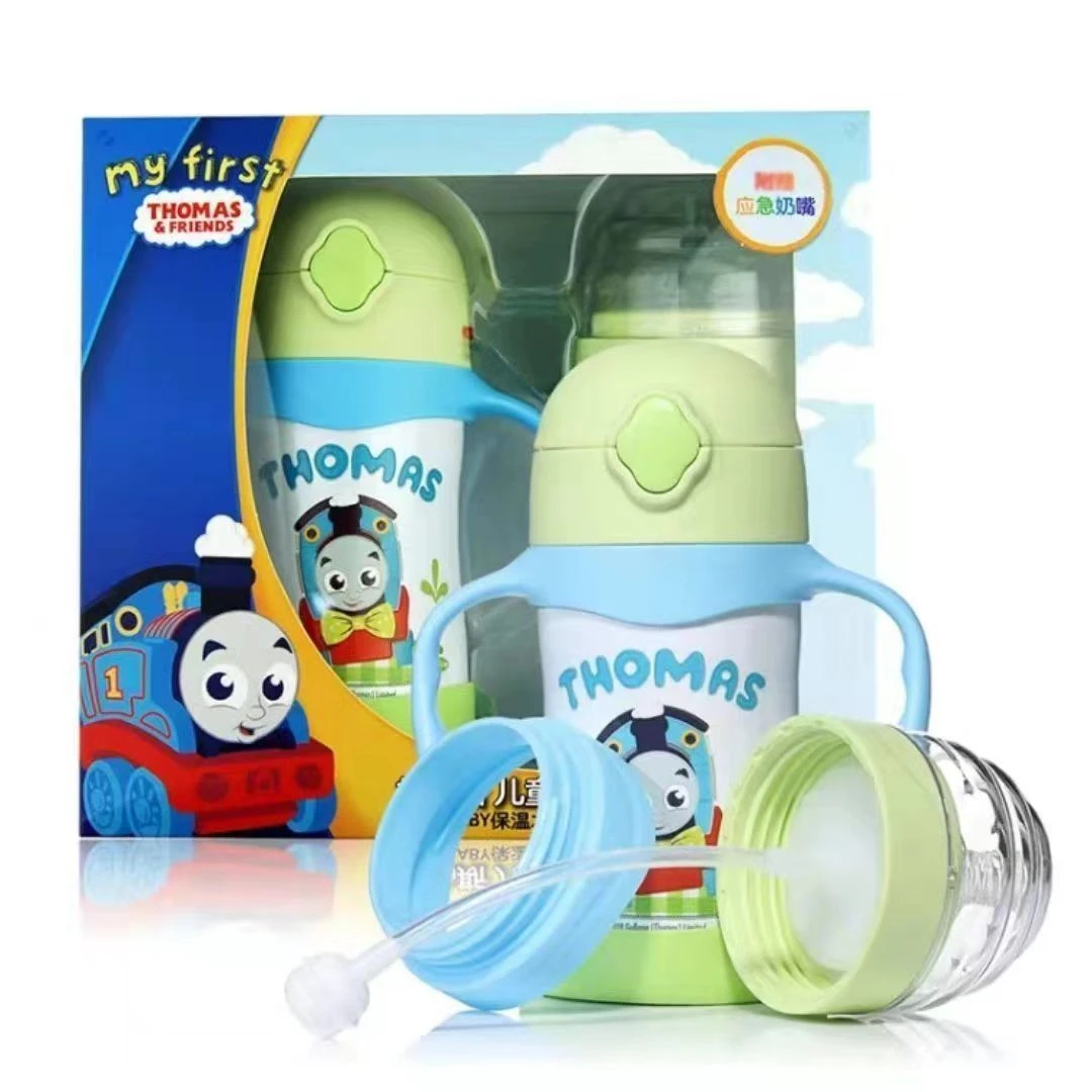 儿童水杯316食品级不锈钢一杯双盖300ml保温宝宝水壶