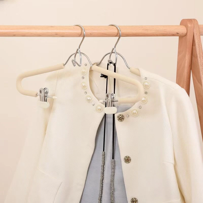套装衣架连体防滑家用多功能无痕衣服撑带裤夹裙夹领带挂钩衣服架