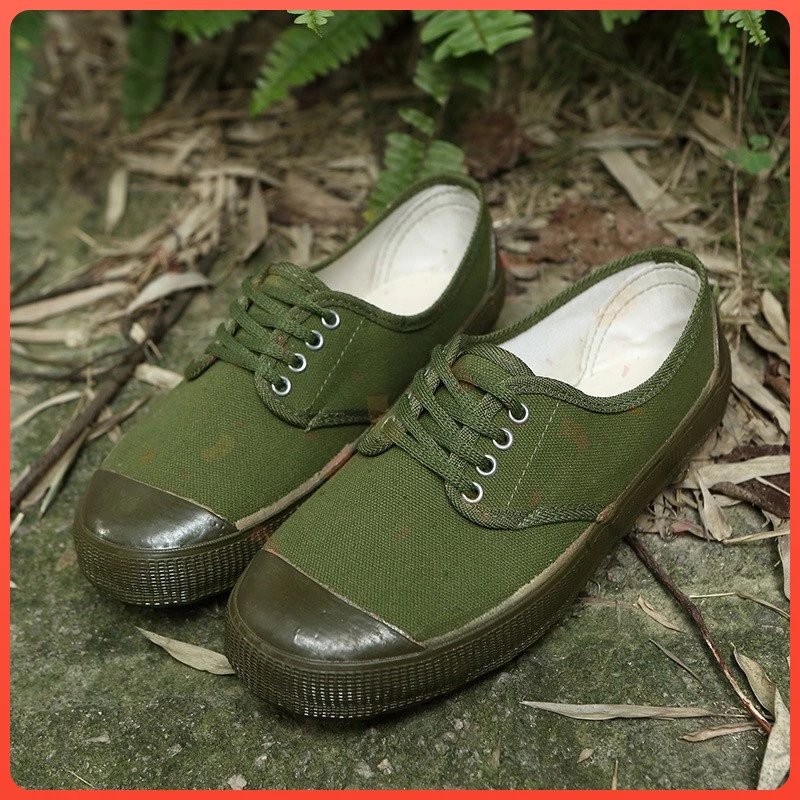 运动鞋耐磨农田解放鞋低帮新款2024年工鞋工装鞋迷彩透气军训