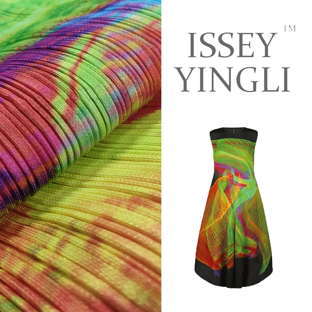 莉褶褶皱女装春秋新款连衣裙PP无袖大裙摆气质显瘦女士连衣裙2377