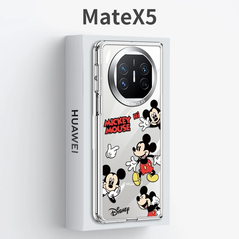 适用于华为matex5手机壳透明matex3全包防摔mate新款x5女卡通招手