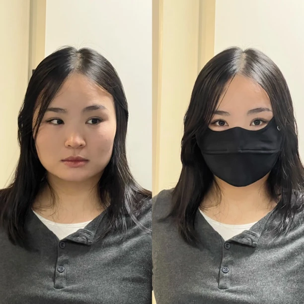 加大加厚冬季户外骑行防寒透气保暖显脸小防晒口罩