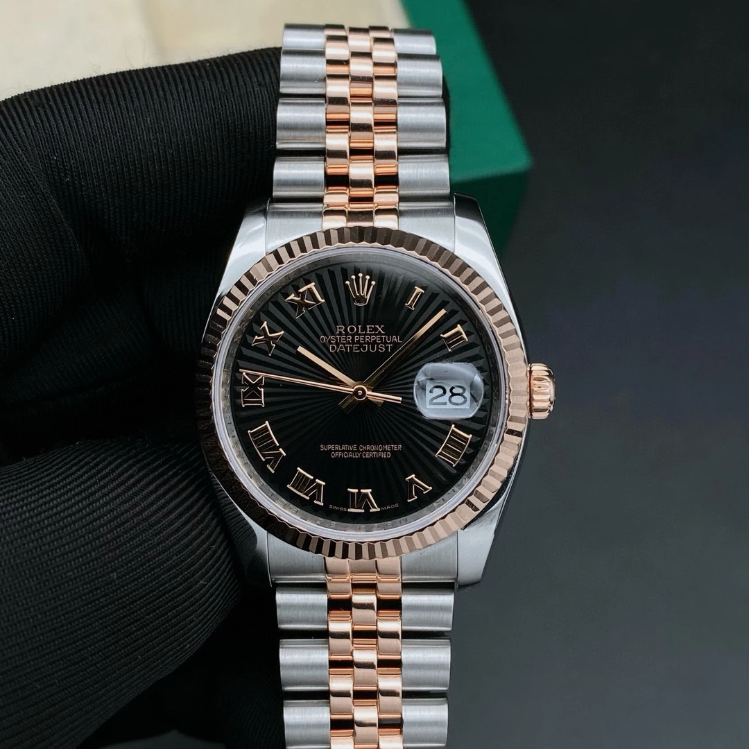 99新 Rolex/劳力士 补差价链接/日志116231折扇盘/男士表/表径36